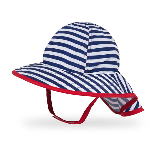 Infant SunSprout Hat - Navy/White