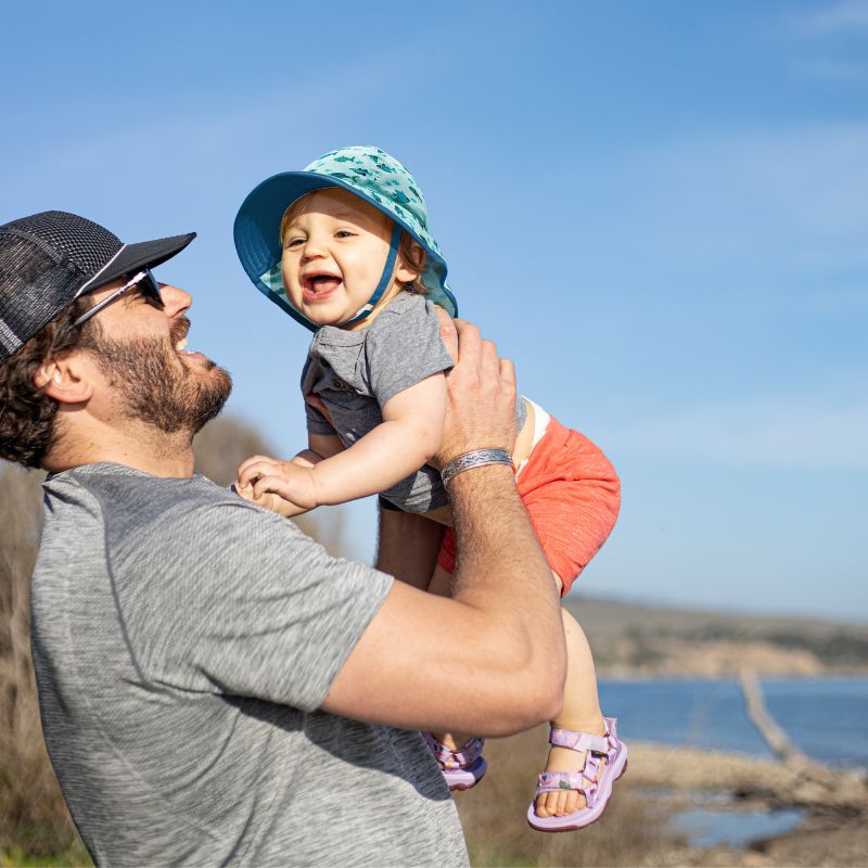 Infant SunSprout Hat - Navy/White