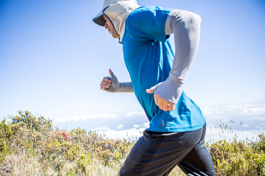 Running in the sunshine NZ