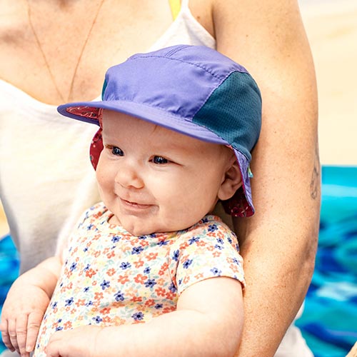 Infant SunFlip Hat - Rose/Iris