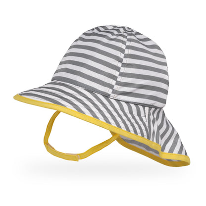 Infant SunSprout Hat - Quarry/Stripe