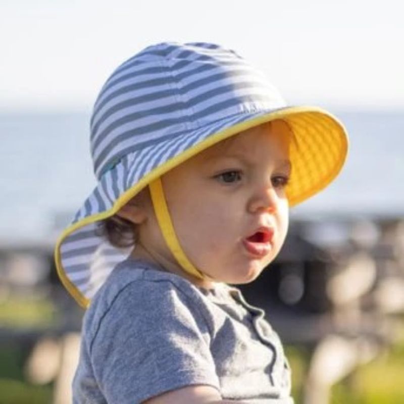 Infant SunSprout Hat - Lilac Grass Mat