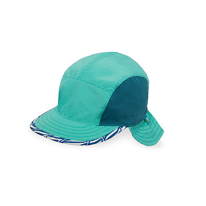 Infant SunFlip Hat - Blue Stripe/Sea Spray