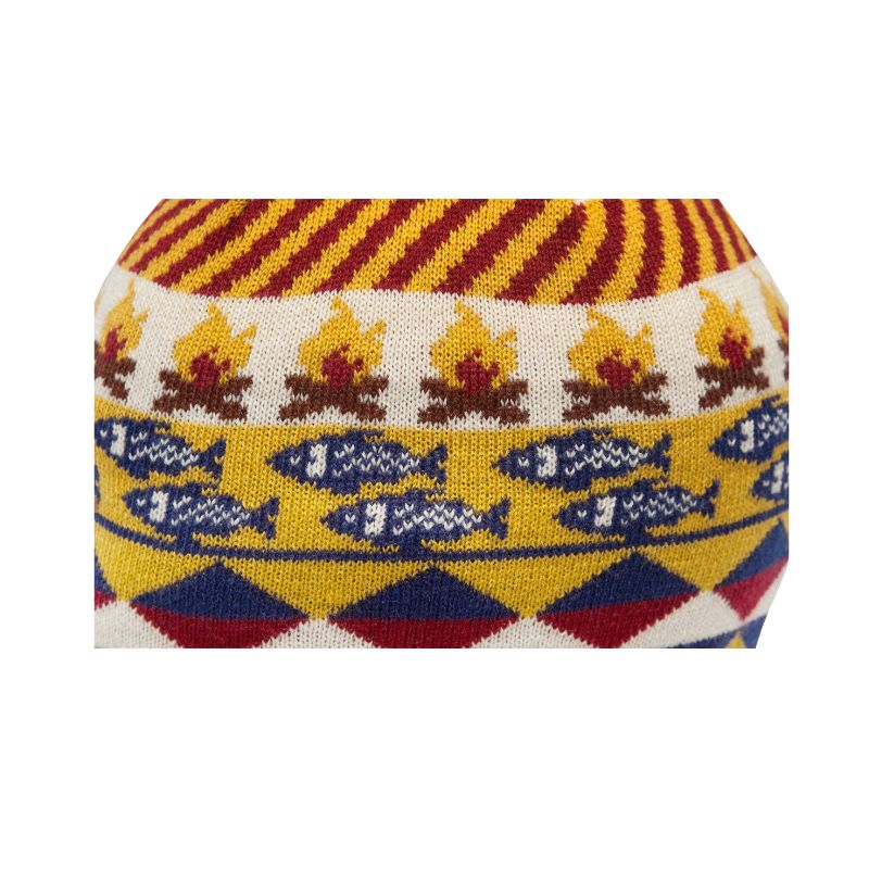 Kids Fish and Fire Beanie - Maple